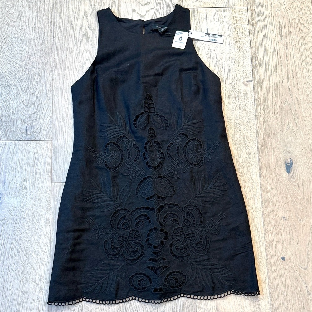 Sanctuary Embroidered Blooms Black Dress – Size Small, NWT